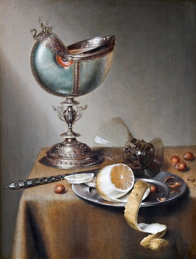 Still Life with Nautilus Cup by Marten Boelema de Stomme